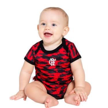Imagem de Body Flamengo Camuflado Manga Curta Oficial