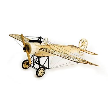 Imagem de Modelos de madeira Avião Fokker-EIII VX08 Escala 1:23 Modelo Avião 3D Puzzles de Madeira para Adultos Construírem DIY Modelo Vintage Aeronave para Decoração de Escritório em Casa