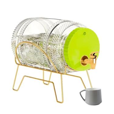 Imagem de Shakven Jarra para fazer chá gelado, jarra para chá gelado para geladeira, Jarra de suco para bebidas, Jarro de chá gelado resistente ao calor, dispensador de bebidas, jarro de chá gelado à prova de