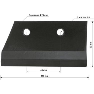 Imagem de Navalha de Corte Tramontina para Triturador TRF25, TRE25, TRE30, TRE40