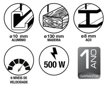 Imagem de Serra Tico-Tico 500 W 220 V Tramontina para Uso Profissional, 220V