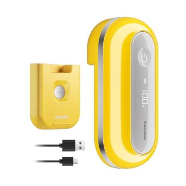 Imagem de Canslab Abridor de latas elétrico retrô, amarelo