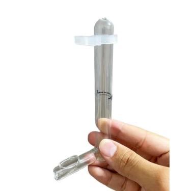 Imagem de Kit 05 Bebedouros de Vidro Soldado 13cm para Pássaros – Ideal para Alimentação e Hidratação(Transparente)