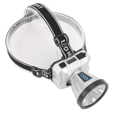 Imagem de Ymiko Farol LED Brilhante Recarregável Com Feixe Ajustável para Acampamento Ao Ar Livre, Caminhadas, Equipamentos de Pesca, à Prova d'água, Portátil, Iluminação Mãos Livres