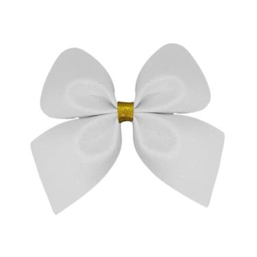 Imagem de Kit 12 Laço Lacinho G de Natal Enfeite Natalino Arvore Luxo (Branco)