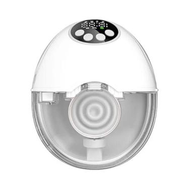 Imagem de Bomba De Leite Elétrica Sem Mãos Livre De BPA Com Aquecimento E Tampa 