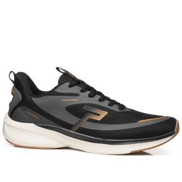 Imagem de Tênis Esportivo Pegada Masculino em Tecido Preto 191201-01-Masculino