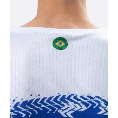 Imagem de Camiseta Masculina HUPI Bike Naja Branco/Azul-Masculino