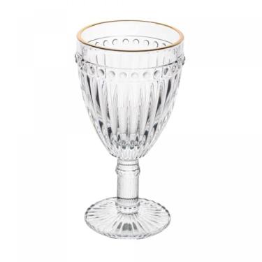 Imagem de LYOR - Taça de Água de Vidro com Fio de Ouro Empire 325ml