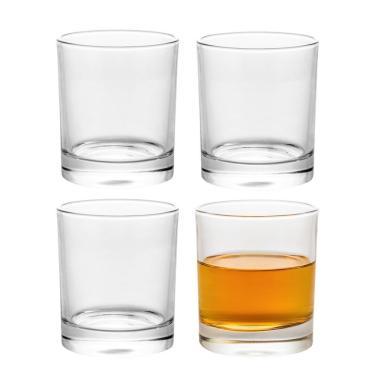 Imagem de Jogo 4 Copo Baixo Para Whisky Caipirinha Suco Cristal Wolff 350ml