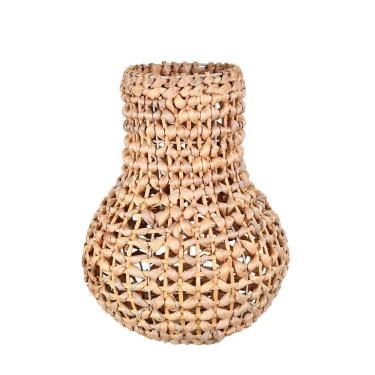 Imagem de Vaso De Fibra Natural Decorativo Redondo Grillo 35x23cm