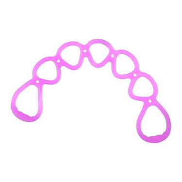 Imagem de Generic Faixa Elástica de Resistência com 7 Anéis para Exercícios, Aparelho Portátil de Fitness para Caminhada, Taekwondo, Ginástica e Dança, Tolet