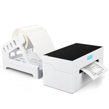 Imagem de Impressora Térmica Compatível para Os Sistemas Windows/Mac/Android/iOS, 160mm/s, 203DPI, Porta USB, Concebida para Imprimir Etiquetas com Códigos de Barras para Endereços de Remessa
