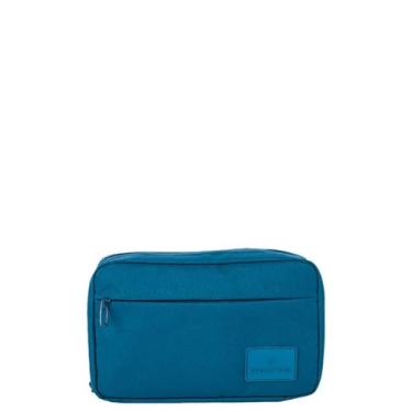 Imagem de Organizador de Cabos e Acessórios Eletrônicos Azul-Marinho Sestini