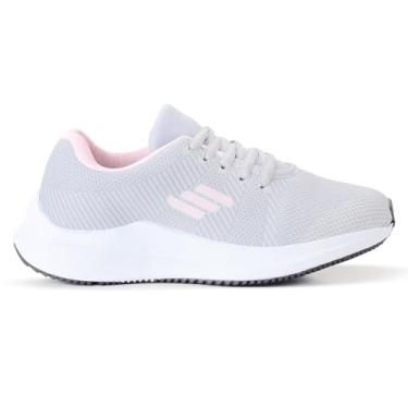 Imagem de Tênis Esportivo O2X Feminino Para Treino Academia (Cinza Rosa, BR, Adulto, Numérico, 37)