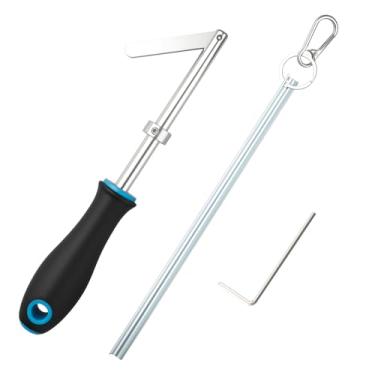 Imagem de Conjunto de chaves de porta de elevador, adequado para Otis, compatível com porta Gal, Dover, ThyssenKrupp, Kone Elevators, chave de elevador de emergência, chave de porta de elevador, ferramenta de