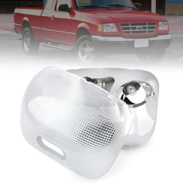 Imagem de Titaniarm F37Z-13776-B Lâmpada de mapa de luz de cúpula LED com tampa - Conjunto de lâmpada de mapa de LED com tampa compatível com Ford Ranger 1993-2004 substituir # F37Z13776B F67Z-13783-AA