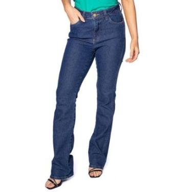 Imagem de Calça Jeans Feminina Max Denim Country Flare Azul-Feminino