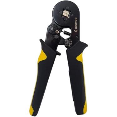 Imagem de Alicate Crimpar Prensa Terminal Ilhós – Ajuste 0,25 a 10mm² com Catraca, Trava de Segurança e Crimpagem Quadrada