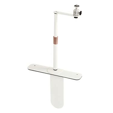 Imagem de GLOGLOW Item Stand Suporte para Projetor, Liga de Aço, Ajustável de 24 a 40 Cm, Rotação de 360 ​​°, Ideal para sofá ou Cabeceira, tripé de Mesa (Branco)