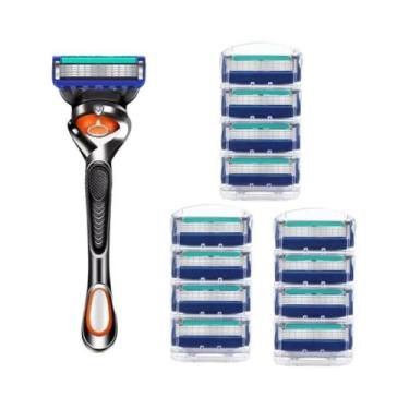 Imagem de Navalha Manual Vintage De Aço Inoxidável De 5 Camadas Com Dupla Lâmina