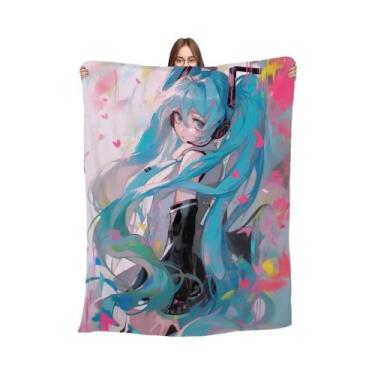 Imagem de Cobertor Macio E Quente Para Bebê, Fofo, H-Hatsune M-Miku Skicomfort, 