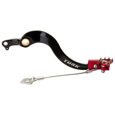 Imagem de Tusk Pedal de freio de alumínio ponta vermelha compatível com Honda CRF450RL 2021-2026