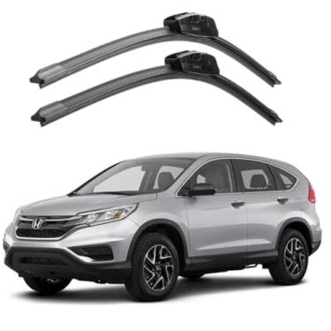 Imagem de TIGER AUTO - JOGO PALHETA PARA PARABRISA DIANTEIRO/TRASEIRO EM SILICONE COMPATIVEL COM CRV 2002>2013