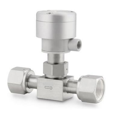 Imagem de Aoleaby SS-4BK-V51-1C Válvula selada com fole de aço inoxidável, gaxeta, ponta de haste PCTFE