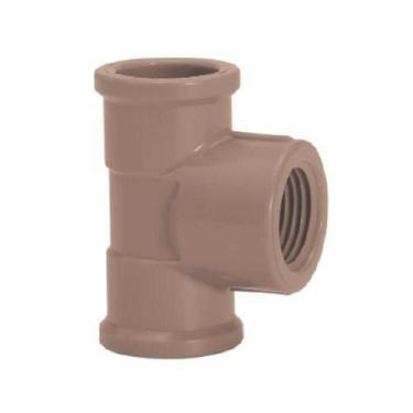 Imagem de Tee Liso Rosca 90º 32mm X 3-4'' Pvc Pn 750 Kpa - Amanco