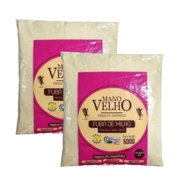 Imagem de Kit 2X: Fubá de Milho Orgânico Mano Velho 500g