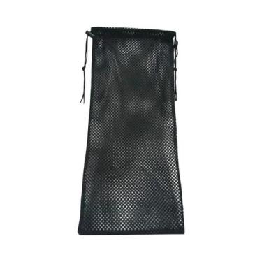 Imagem de Bolsa De Malha De Nylon Com Cordão, Armazenamento Respirável Para Merg
