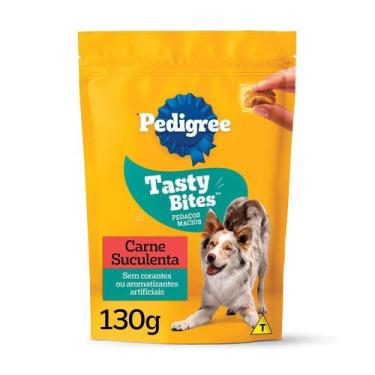 Imagem de Petisco Pedigree Tasty Bites Cães Adultos Carne Suculenta