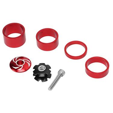 Imagem de aqxreight Fone de Ouvido de Bicicleta Ecologicamente Correto, Leve e Brilhante, Peças Completas de Reposição para Bicicleta, da Arruela Externa 34 0 Mm / 1 3 pol. Espaçadores de Parafuso da Tampa
