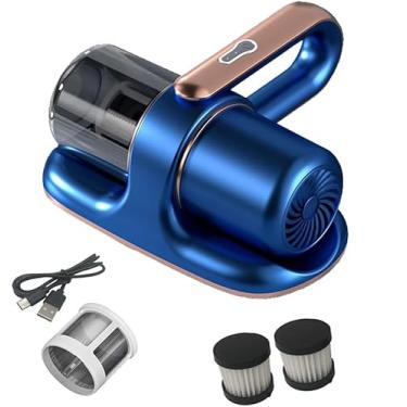 Imagem de Limpador de Colchão Portátil Cama Sem Fio com 8Kpa Super Sução 100W Carregamento USB Tipo-C Limpa Eficazmente Folha Travesseiro Sofá