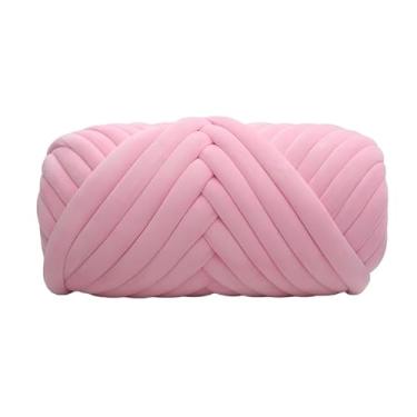 Imagem de Fio de lã de cristal super macio – 500 g de lã grossa da Islândia DIY para tricô à mão, lavável na máquina, perfeito para fazer cobertores, bolsas, travesseiros e acessórios para animais de estimação