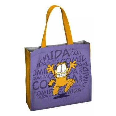 Imagem de Sacola Retornável Garfield Ecobag Ecológica Original Semax