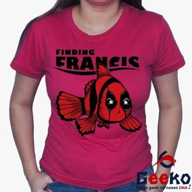 Imagem de Baby Look Finding Francis 100% Algodão - Deadpool - Geeko, Rosa pink l