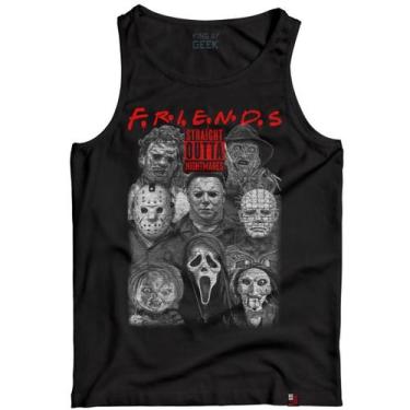 Imagem de Camiseta Regata Jason Freddy Krueger Chucky Friends Terror Filmes - KI