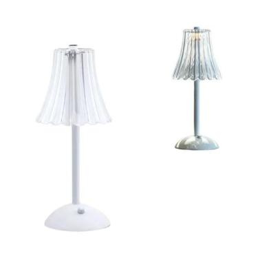 Imagem de Luminária De Mesa LED Recarregável USB Com Toque, Dimerizável, 3 Cores