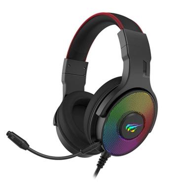 Imagem de Headset Gamer Havit, RGB, 3D Surround Stereo, Drivers 50mm, USB, Preto - HV-H2028U-Unissex