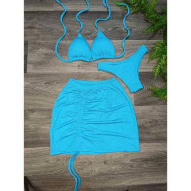 Imagem de Biquíni Com Saia peças Brilhante Premium - Moda Praia - moda quiroz, A