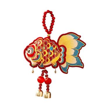 Imagem de IEUDNS Decoração suspensa para o Ano Lunar de 2026, pingente decorativo com o tema do Ano do Cavalo para o Festival da Primavera Lunar, ideal para, Peixe