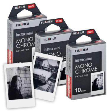 Imagem de Pack 30 Filmes Instax Mini Monochrome Preto E Branco Para Mini 11, Min