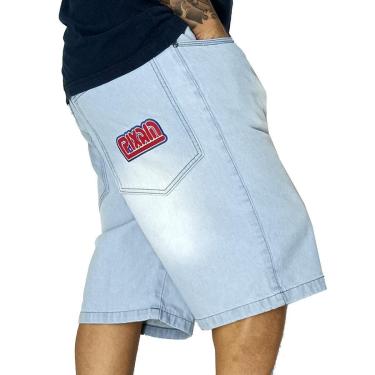 Imagem de Bermuda Jeans Pixain Old Hip Hop Delavê PIX-233-Masculino