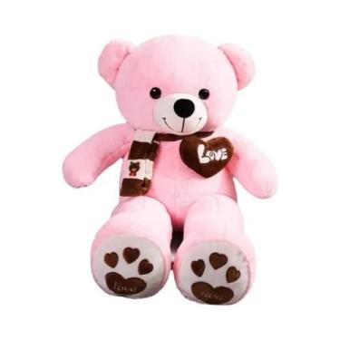 Imagem de Brinquedos De Pelúcia Urso De Pelúcia Em 4 Cores Com Cachecol, Boneca 