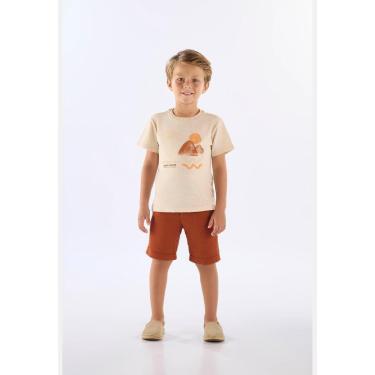 Imagem de Camiseta Infantil em Algodão Flamê Up Baby-Masculino