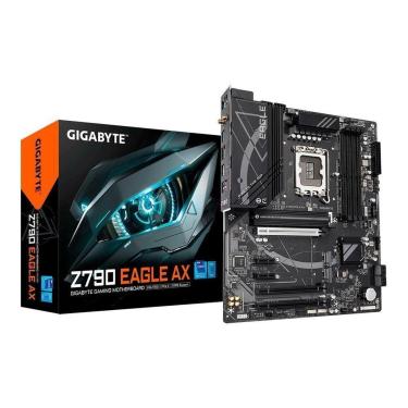 Imagem de Placa-Mãe Gigabyte Z790 EAGLE AX, Intel, ATX, DDR5, Wi-Fi, Bluetooth, Preto - Z790 EAGLE AX-Unissex
