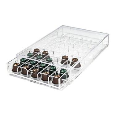Imagem de Porta Cápsulas de Acrílico Nespresso para 40 unidades - CENTAURI ACRÍL