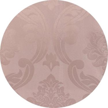 Imagem de Tecido Jacquard Jacar Medalhão Adamasco ou Adamascado Brocado 2,80 Metros de Largura Para Toalha de Mesa, Cortina, Forrar Almofada Cadeira Sofá 1 metro (Rose021)